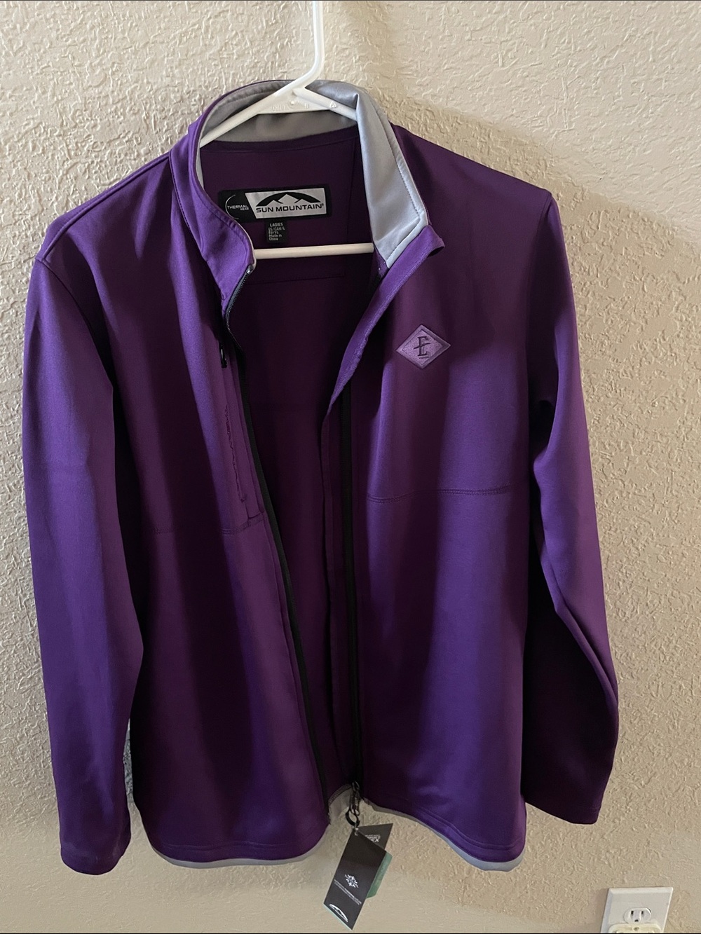 Sun Mountain Women's Purple Softshell Utility Jacket